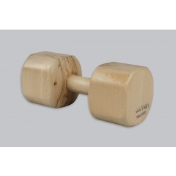 Houten training blok van 2 kg. met smal 8 cm midden.