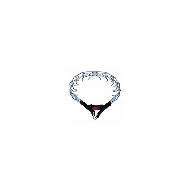 HS pinch collar LARGE with carabine, 2 rings, 63 cm.