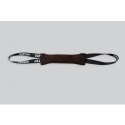 Leather tug with 2 handles,...