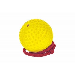 Gummy ball 7 cm, with string.